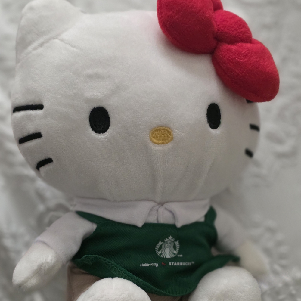 Hello Kitty Plush with Red Bow